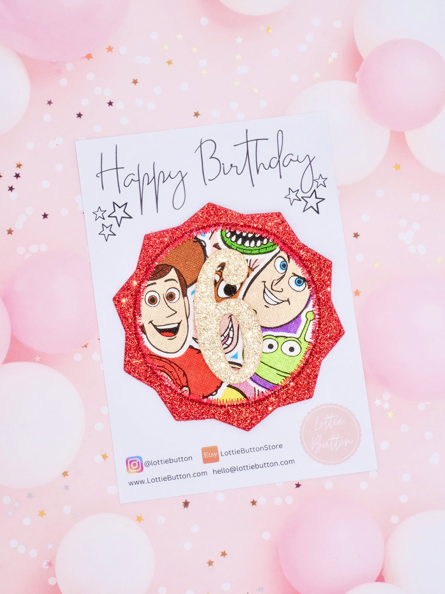 Toy Story Birthday Badge