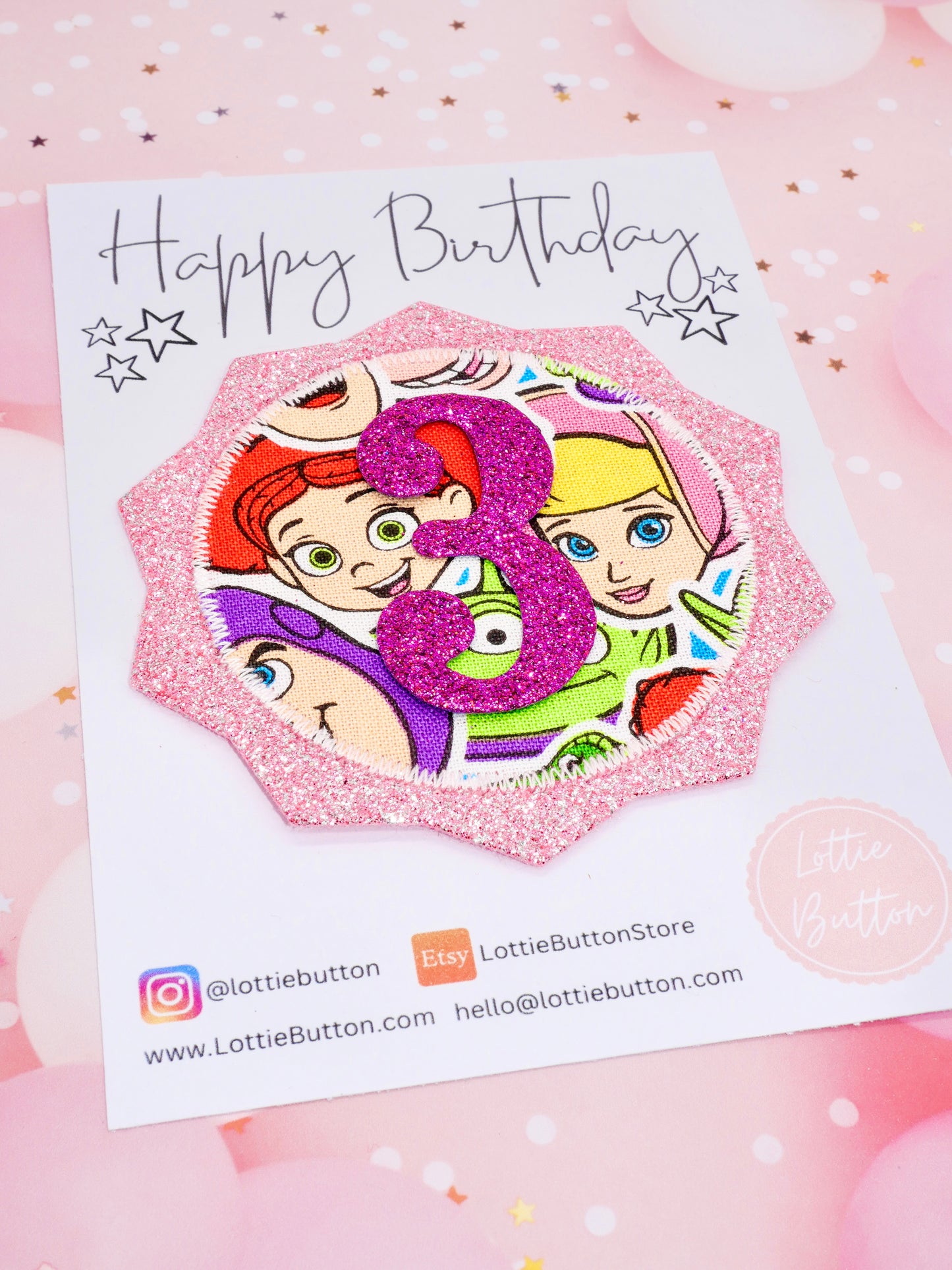 Toy Story Birthday Badge