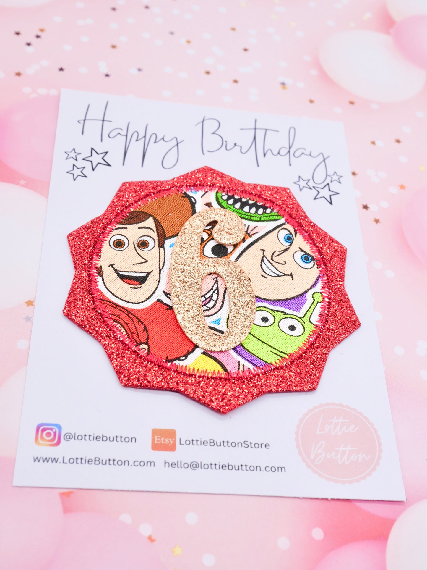 Toy Story Birthday Badge