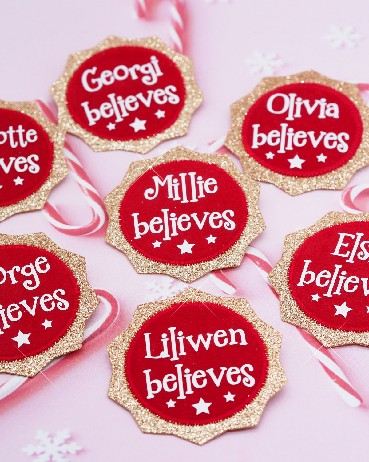 Christmas Believe badge