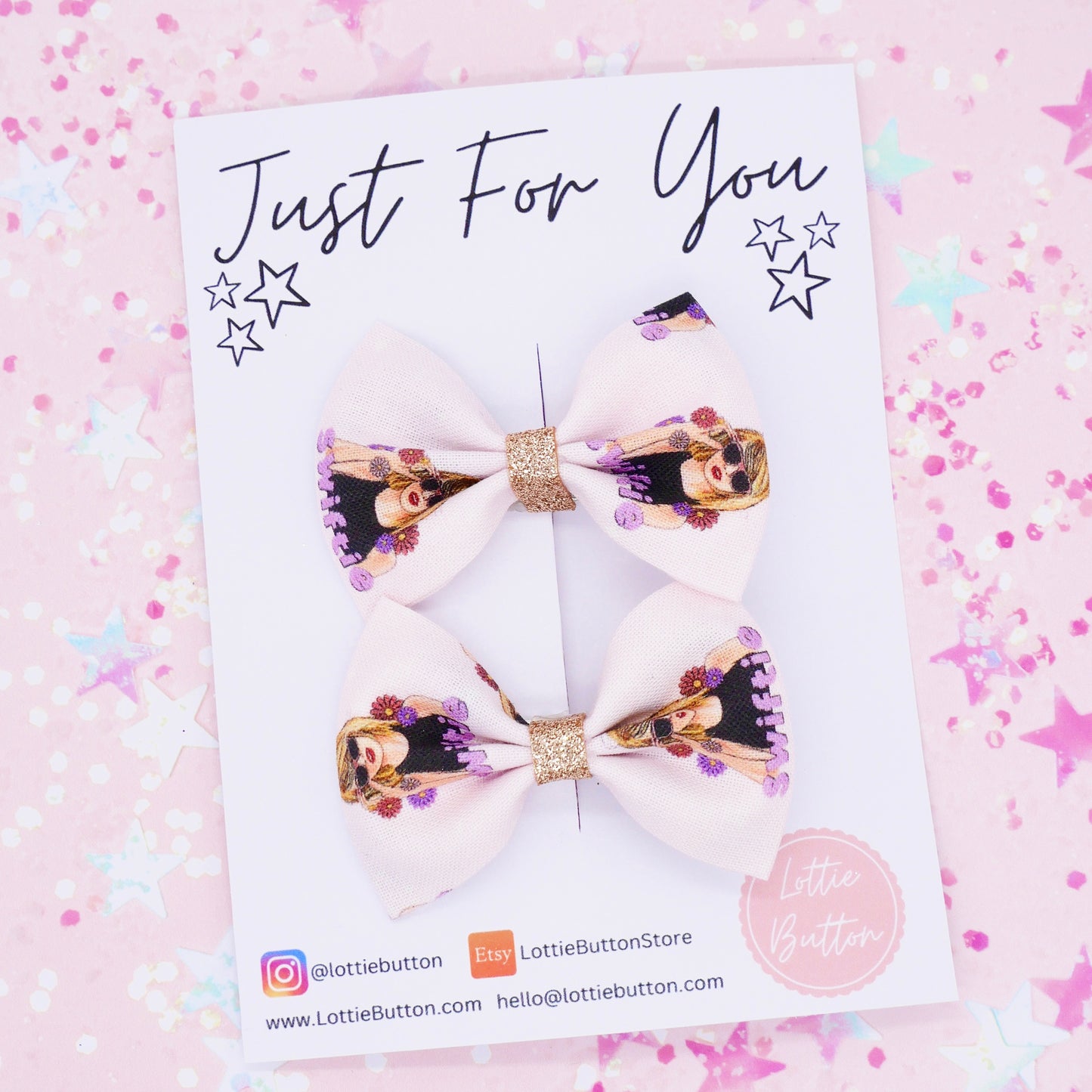 Taylor Swift Hair Bows, Swiftie Hair Bows