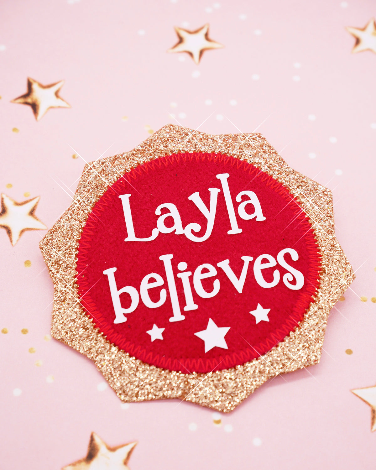 Christmas Believe badge