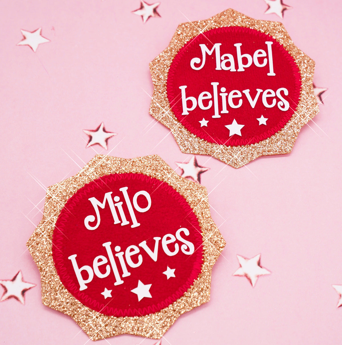 Christmas Believe badge