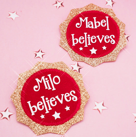 Christmas Believe badge