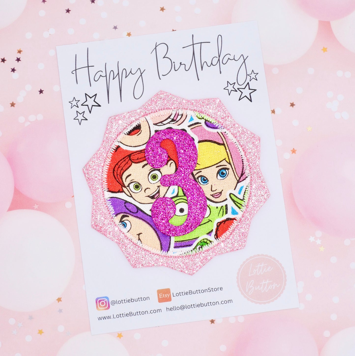 Toy Story Birthday Badge