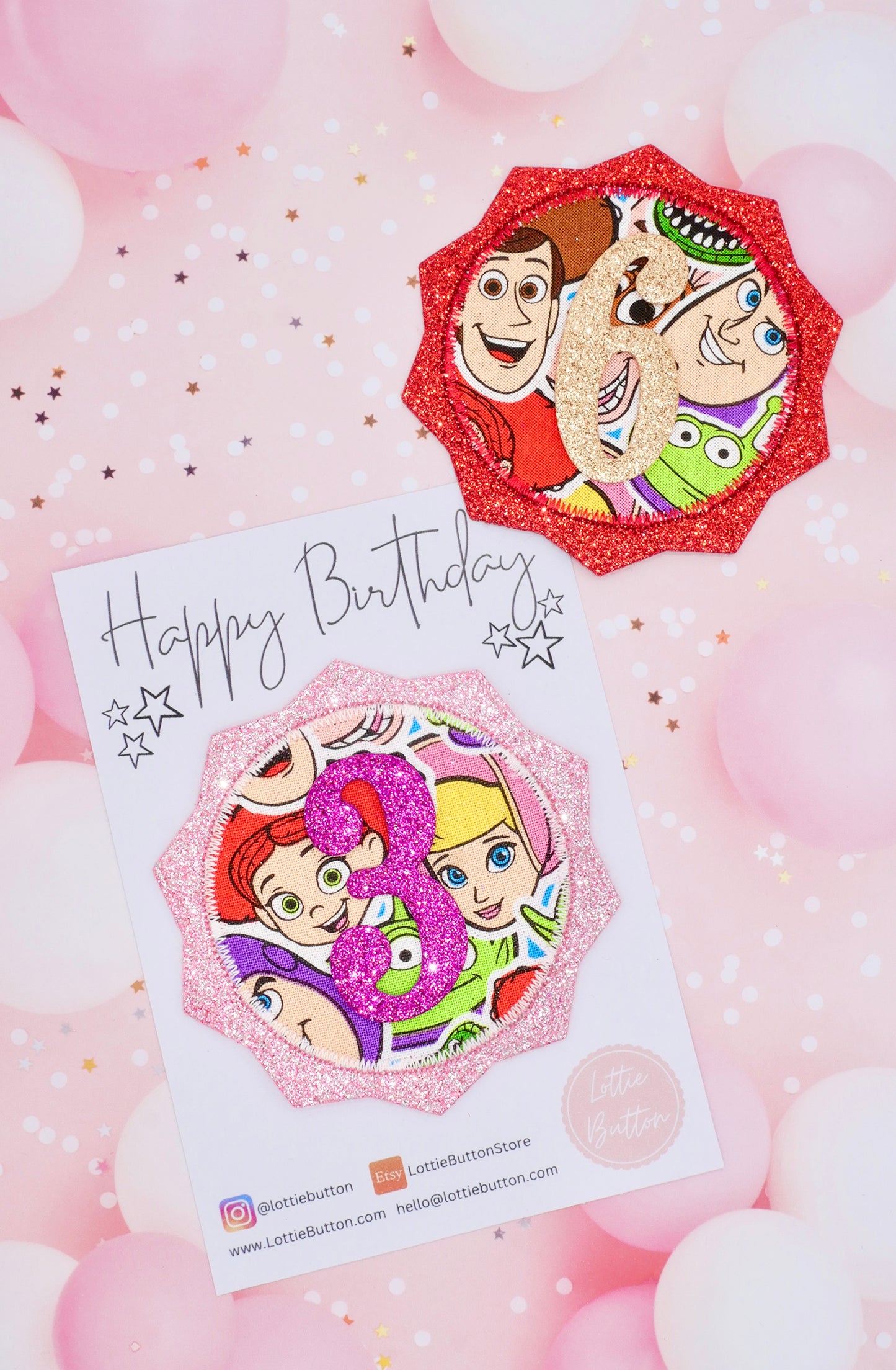 Toy Story Birthday Badge