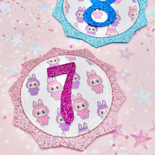 Labubu Birthday Badge