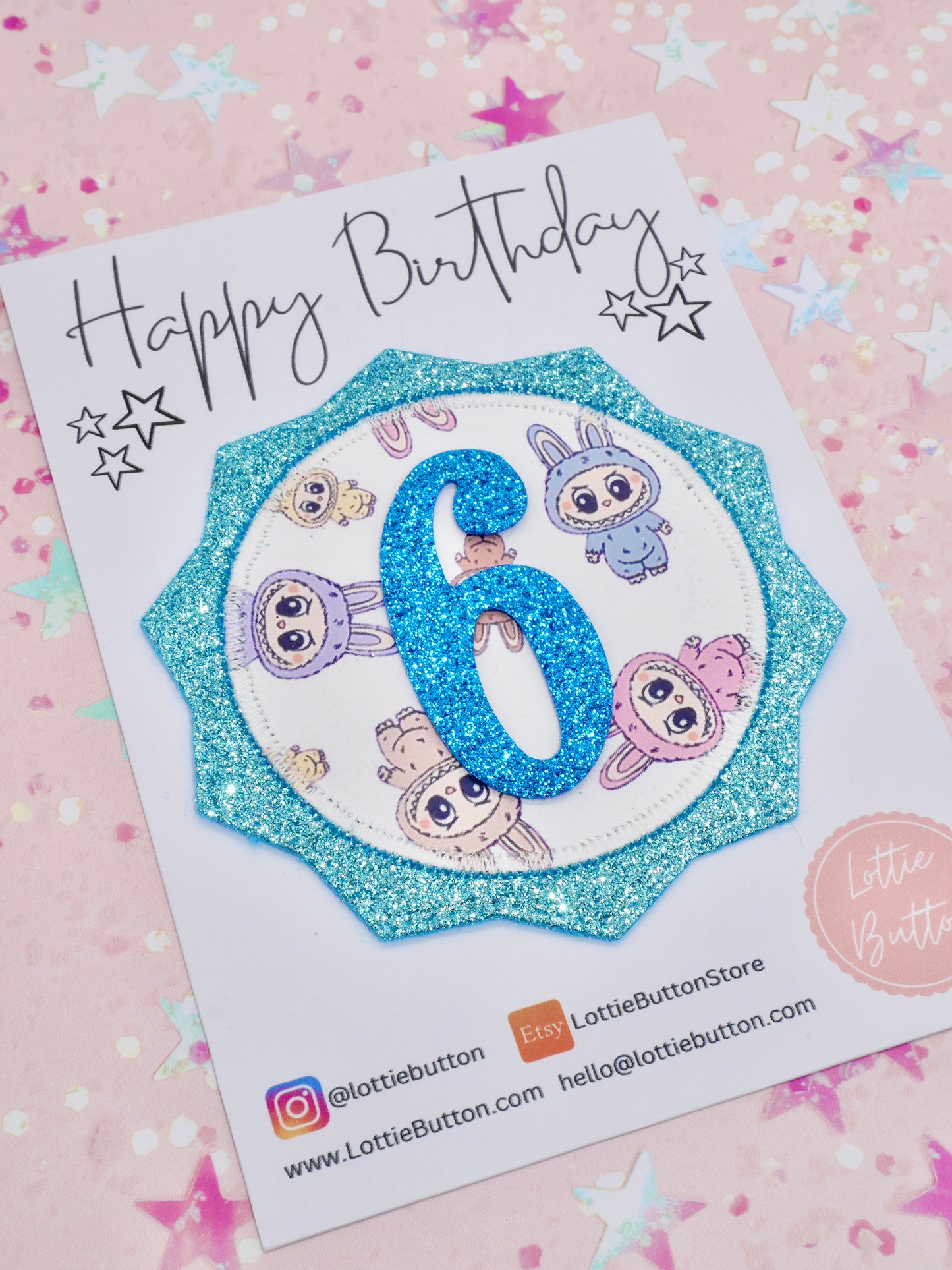 Labubu Birthday Badge