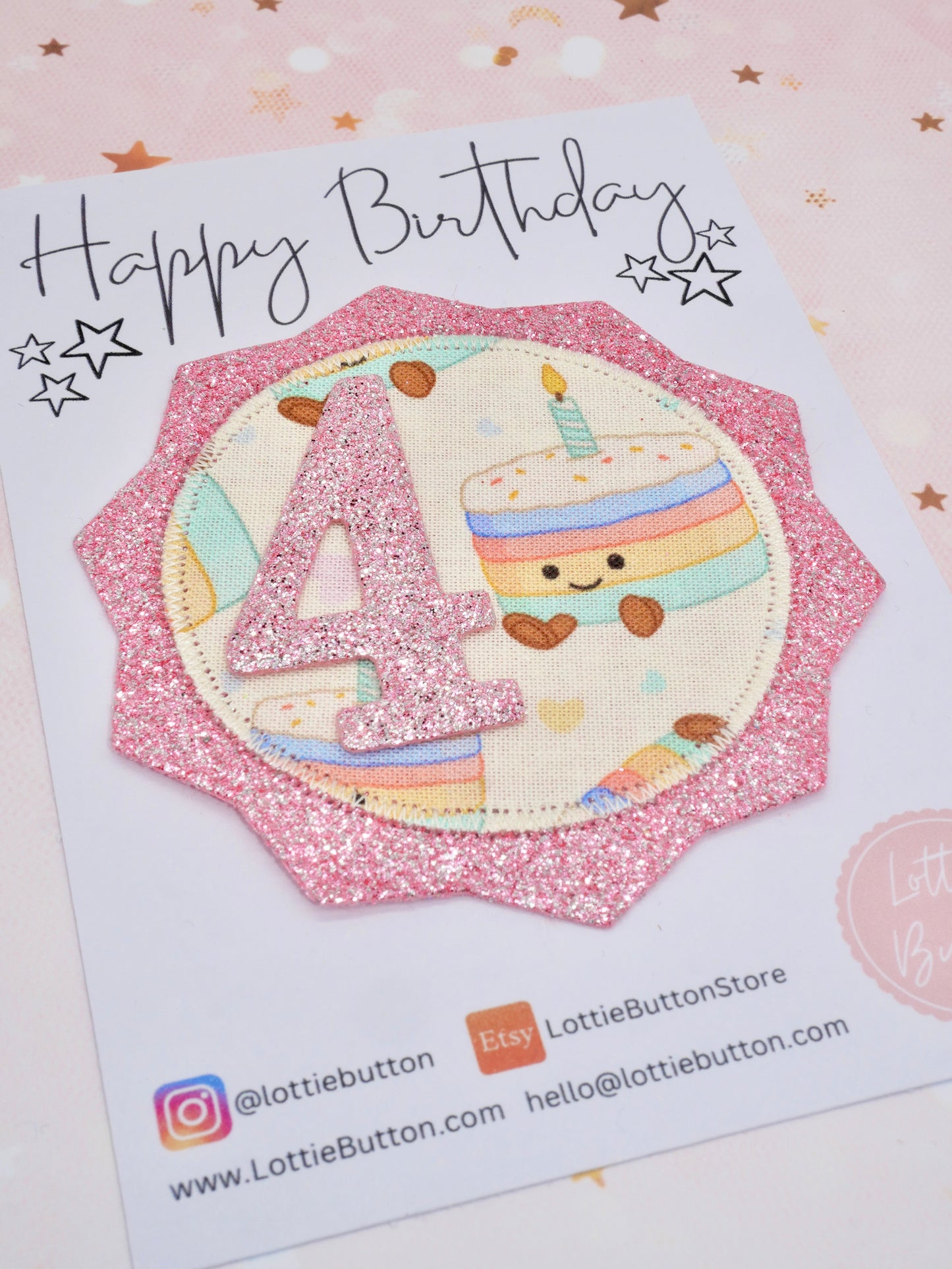 Jellycat Birthday Badge
