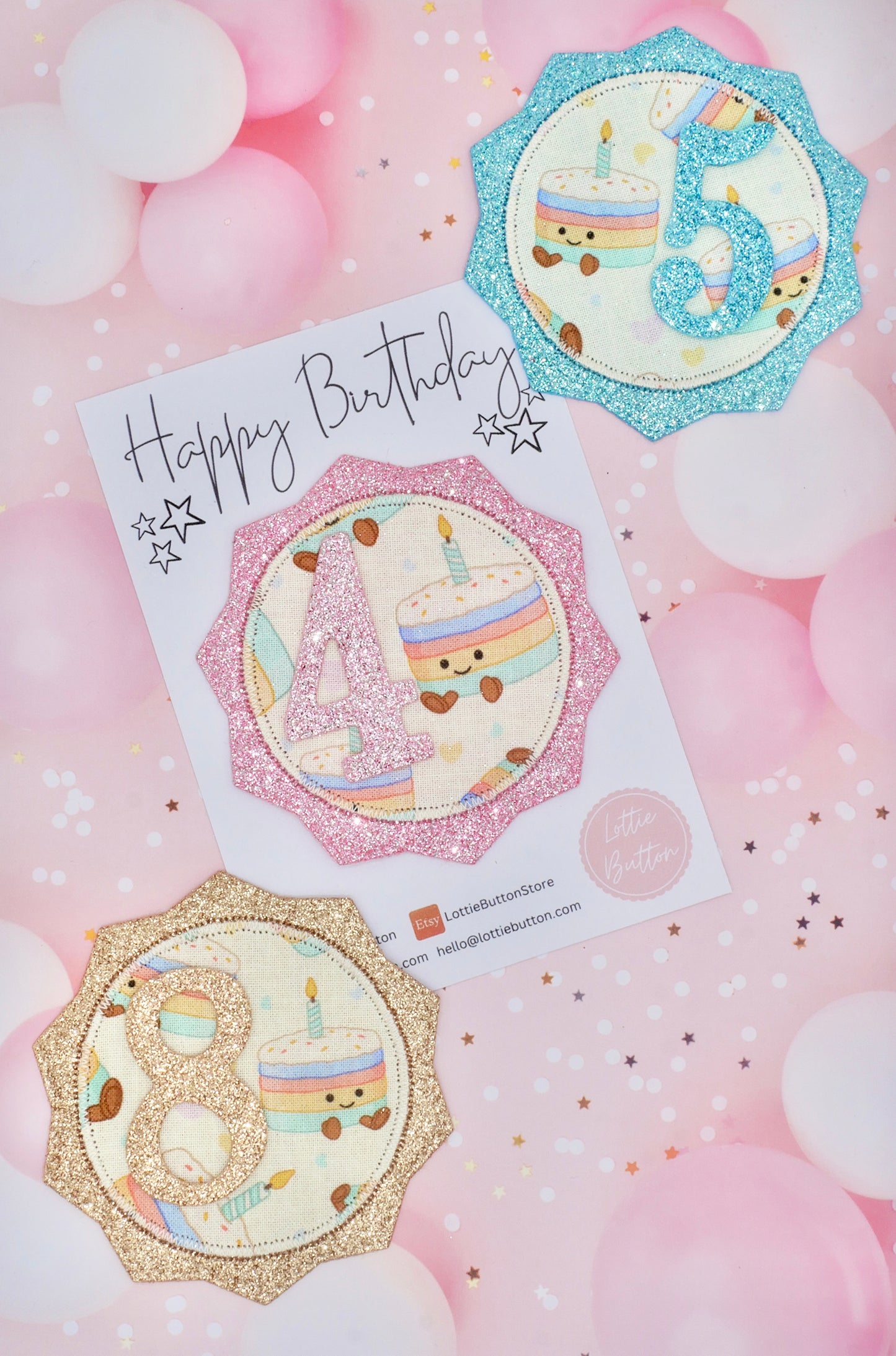 Jellycat Birthday Badge