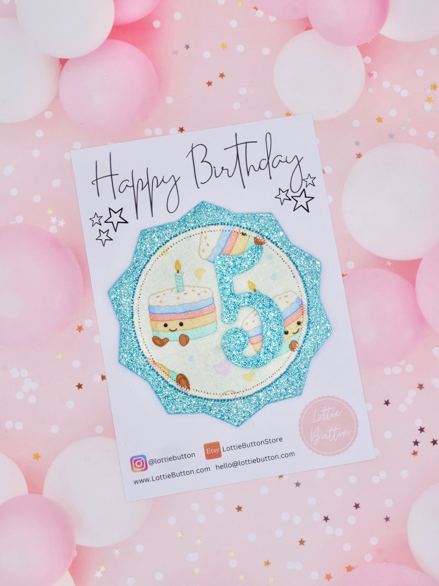 Jellycat Birthday Badge