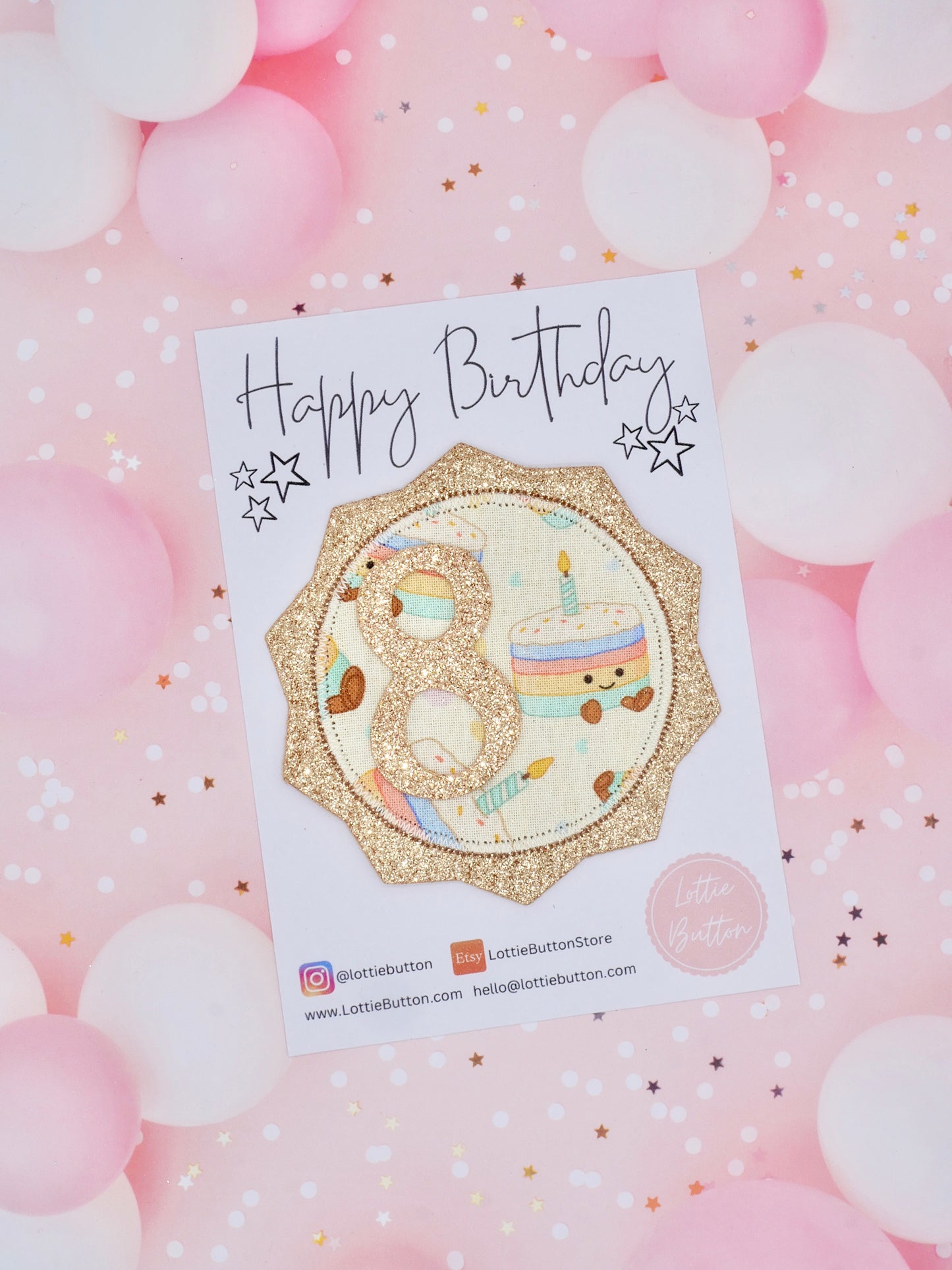 Jellycat Birthday Badge