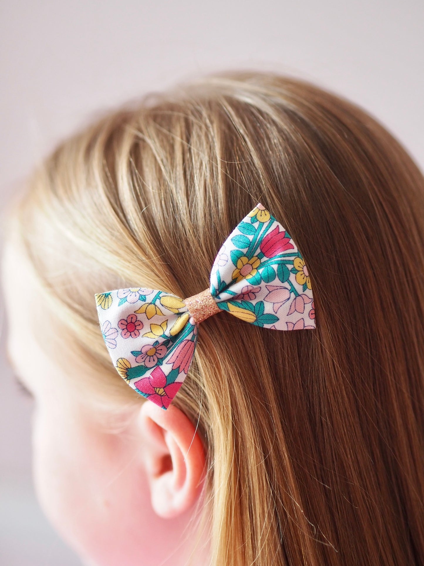 Liberty Floral Hair Bows