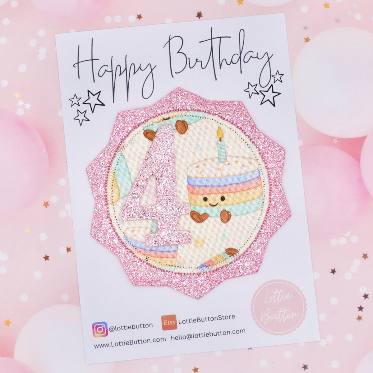 Jellycat Birthday Badge