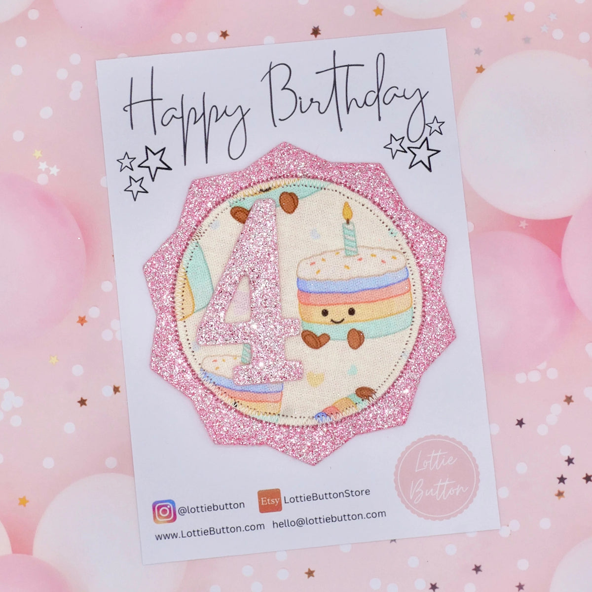 Jellycat Birthday Badge