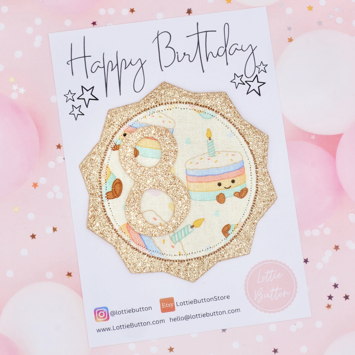 Jellycat Birthday Badge