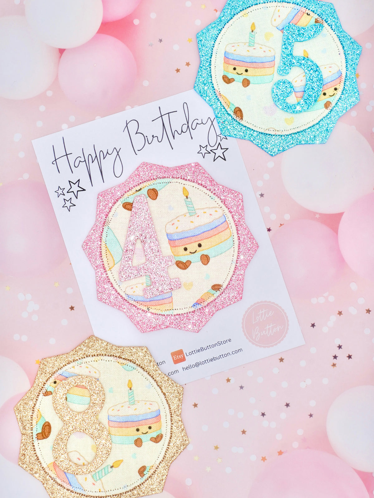 Jellycat Birthday Badge